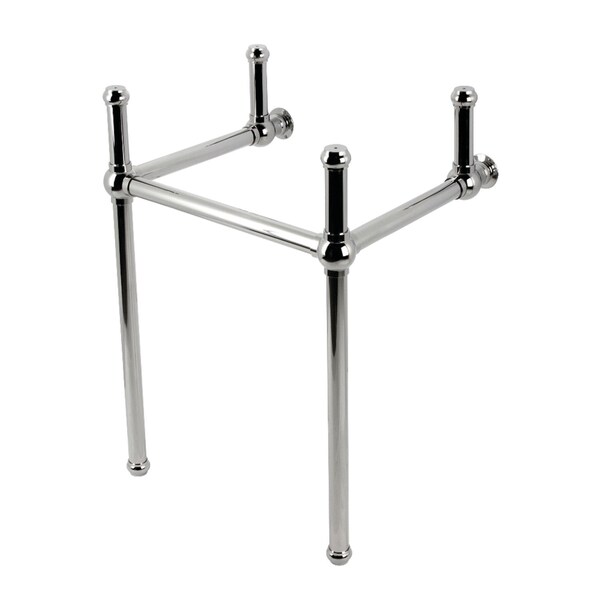 Brass Console Sink Legs, Polished Nickel